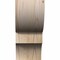 Ekena Millwork Ridgewood Smooth Corbel, Douglas Fir, 5 1/2"W x 12"D x 12"H COR06X12X12RID00SDF - alternate 2